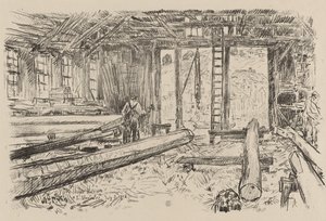 Il negozio Spar, Gloucester, 8 luglio da Childe Frederick Hassam