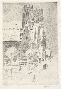 Chiesa del Calvario nella neve