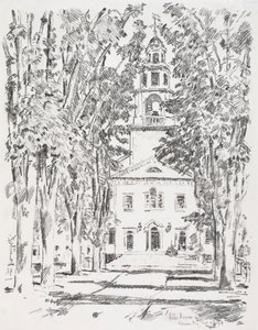 Chiesa coloniale, Gloucester da Childe Hassam