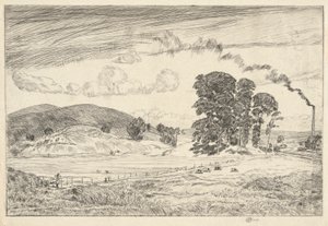 Colline di Danbury, 1920 da Childe Hassam