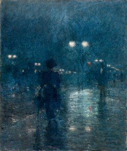 Notturno sulla Fifth Avenue, c. 1895