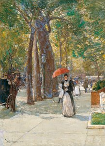 Fifth Avenue a Washington Square, New York, 1891