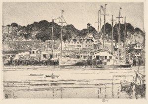 Gloucester, Porto Interno, 1919 da Childe Hassam