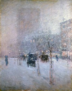Tardo pomeriggio, New York, inverno da Childe Hassam