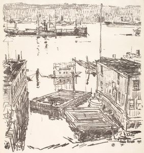 North River da Childe Hassam
