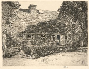 Vecchia casa Mulford, Easthampton, 1926 da Childe Hassam