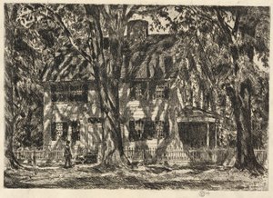 La casa di Lion Gardner, Easthampton da Childe Hassam