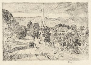 Villaggio del Vermont, 1923 da Childe Hassam