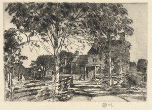 Walt Whitman da Childe Hassam