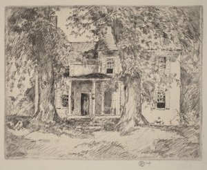 Quartier generale di Washington presso Valley Forge da Childe Hassam