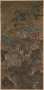 Dame di corte nel Palazzo Imperiale da China, Yuan dynasty