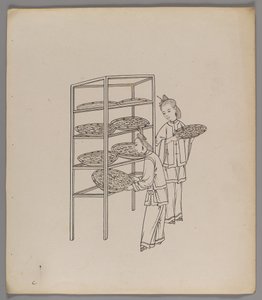 Album di fogli separati: Coltivazione e produzione della seta