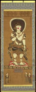 Avalokitesvara, il Buddha della Compassione dalle grotte di Mogao, Dunhuang, provincia di Gansu, Cina da Chinese School