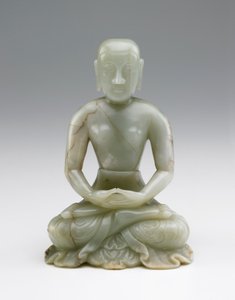 Scultura di Shakyamuni Buddha come asceta, XVII-XVIII secolo da Chinese School