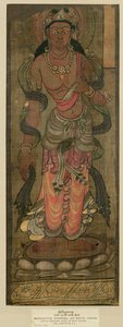 Bodhisattva Manjusri, Tunhuang, VII-VIII secolo