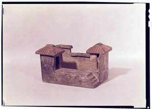 Modello funerario di una casa, dinastia Han