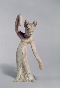 Statua funeraria di una danzatrice, Dinastia Tang (618-907)