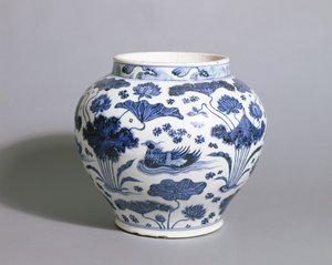 Vaso Guan, Dinastia Yuan, metà del XIV secolo da Chinese School