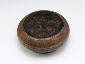 Scatola circolare in lacca e intreccio, fine XVI-inizio XVII secolo da Chinese School