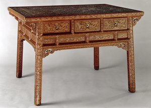 Tavolo del palazzo, Dinastia Ming, Periodo Hsuan Te (1426-35)