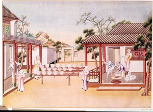 Produzione di porcellana da Chinese School