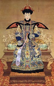 Ritratto di imperatrice cinese, 1600 da Chinese School