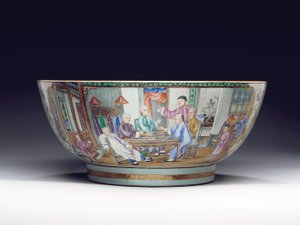 Raro e massiccio boccale da punch, c.1775
