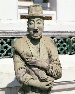 Statua di un soldato europeo