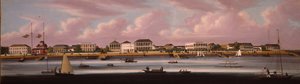 La regata di Shanghai con vista sul Bund, c.1850