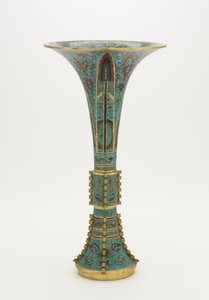 Vaso a forma di gu arcaico, 1662-1722