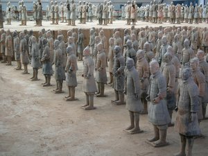 Museo di Xian, guerrieri di terracotta dalla tomba dell