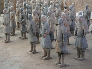 Museo di Xian, guerrieri di terracotta dalla tomba dell