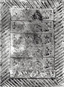 Mattone funerario stampato, Dinastia Han (206 a.C.-220 d.C.) da Chinese School Chinese School