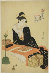 Elegante parodia dei Sei Immortali della Poesia (Furyu yatsushi rokkasen): Il sacerdote Kisen