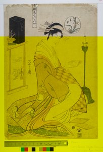 Bellezze delle serre come i Sei Poeti (Seiro bijin rokkasen) da Chobunsai Eishi