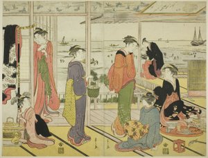 In una casa di piacere a Shinagawa (Shinagawa no rojo)