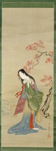 Le Fanciulle del Sale, Matsukaze con il cappotto di Yukihira da Chobunsai Eishi