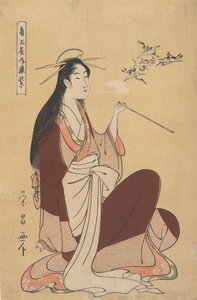 Cortigiana Komurasaki della casa Tsunotamaya