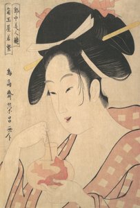 Wakamurasaki della Kadotamaya, ca. 1800