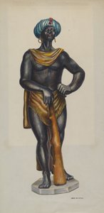 Figura pubblicitaria di schiavo da Chris Makrenos