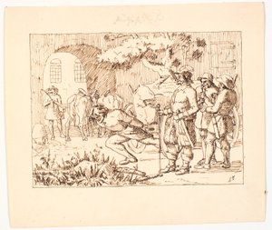 Illustrazione per St. St. Blicher, Le tre vigilie da Christen Dalsgaard