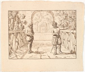 Illustrazione per St. St. Blicher, Le tre vigilie da Christen Dalsgaard