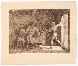 Illustrazione per St. St. Blicher, Le tre vigilie da Christen Dalsgaard