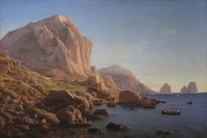 Costa rocciosa, Capri. Dopo l