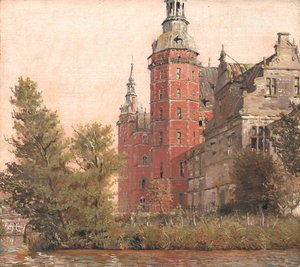 Castello di Frederiksborg visto da nord-ovest. Studio da Christen Købke