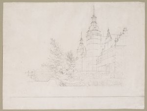 Castello di Frederiksborg. Parte presso il Ponte delle Monete