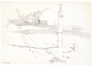 Il giardino con la fontana da Christen Købke