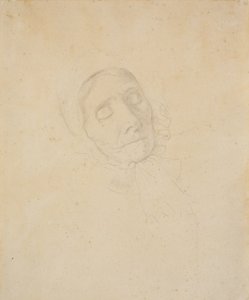 Vecchia donna. Studio della testa da Christen Købke
