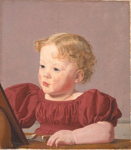 Ida Thiele, la futura signora Wilde, da bambina da Christen Købke