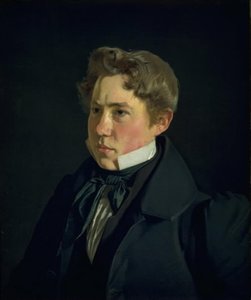 Ritratto del pittore e litografo P.H. Gemzøe da Christen Købke